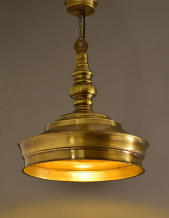 Nilavilakku pendant Lamp by Sahil & Sarthak